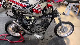 73 Suzuki TS/TM400 two stroke Supermoto project