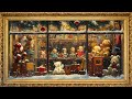 Magical Christmas Toy Shop: Animated Frame TV Art Screensaver | New year mood | Holiday music HDR