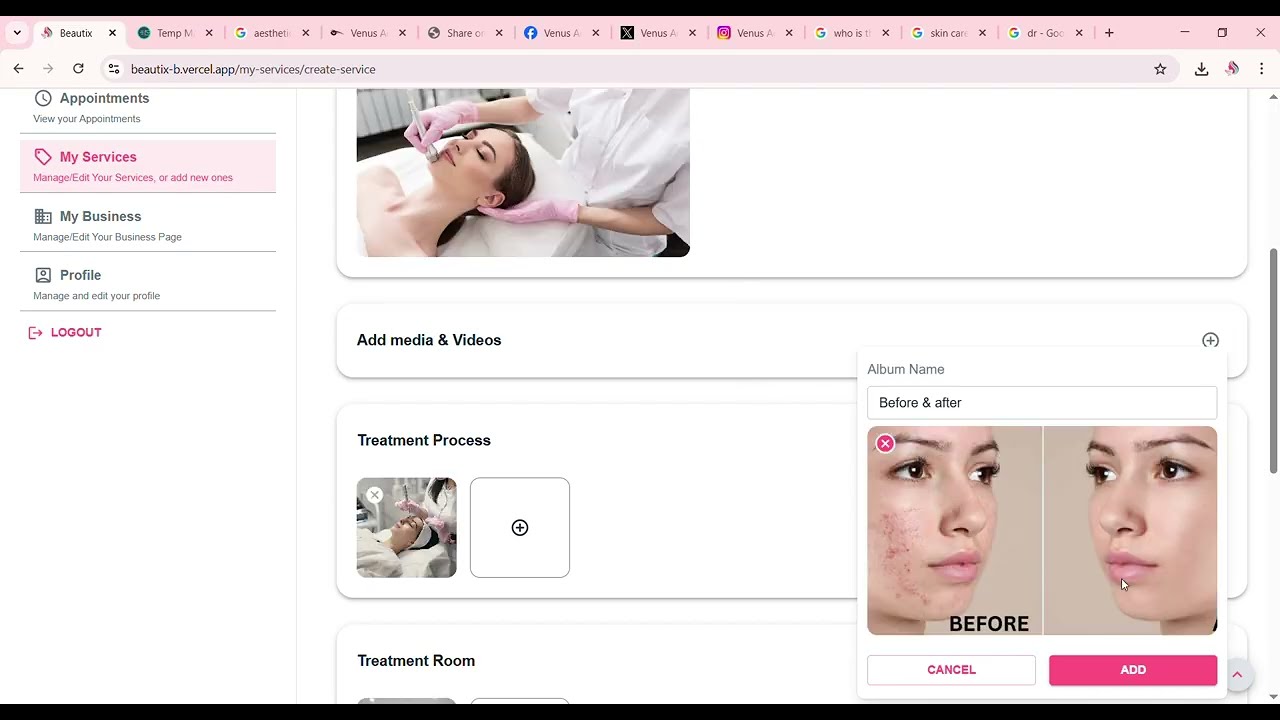 How to Add Business Service in BEAUTIX | Step-by-Step Tutorial
