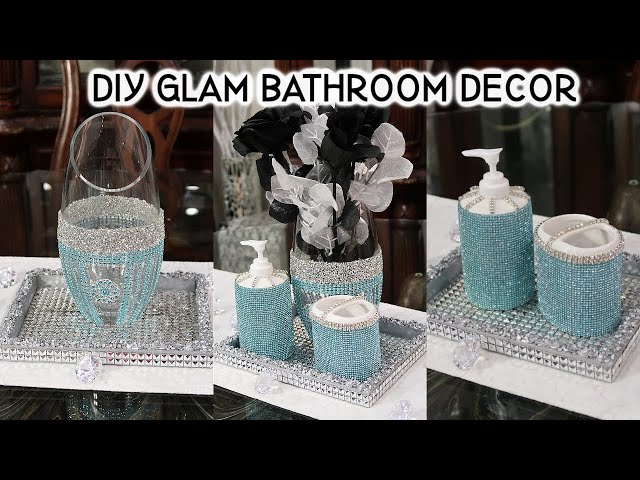 DIY Complete Louis Vuitton bathroom set #xl #diy #glam 