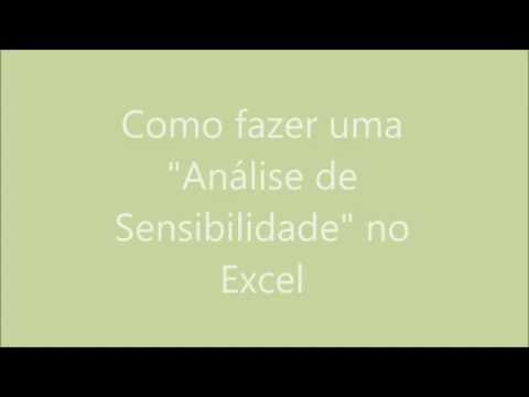 Análise de sensibilidade.