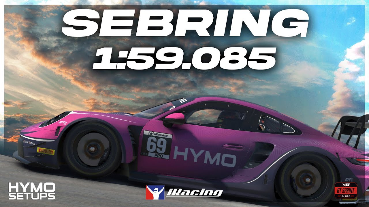 iRacing Hotlap | Porsche 992 GT3R @ Sebring | GT Sprint | 2025 S2 Week 9