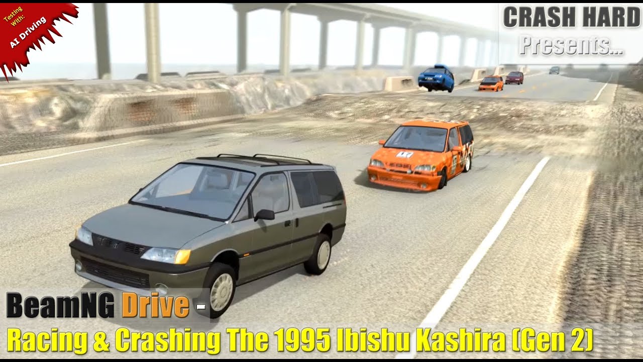 BeamNG Drive - Racing & Crashing The 1995 Ibishu Kashira (Gen 2)
