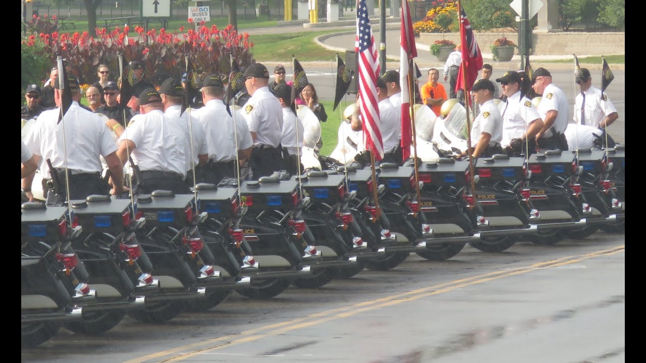Canada 911 Ride-2015 OPP Golden Helmets Motorcycle Team