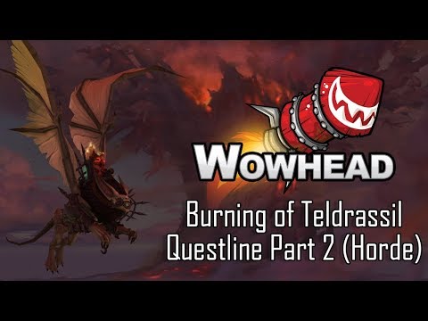 Burning of Teldrassil Questline Part 2 (Horde)