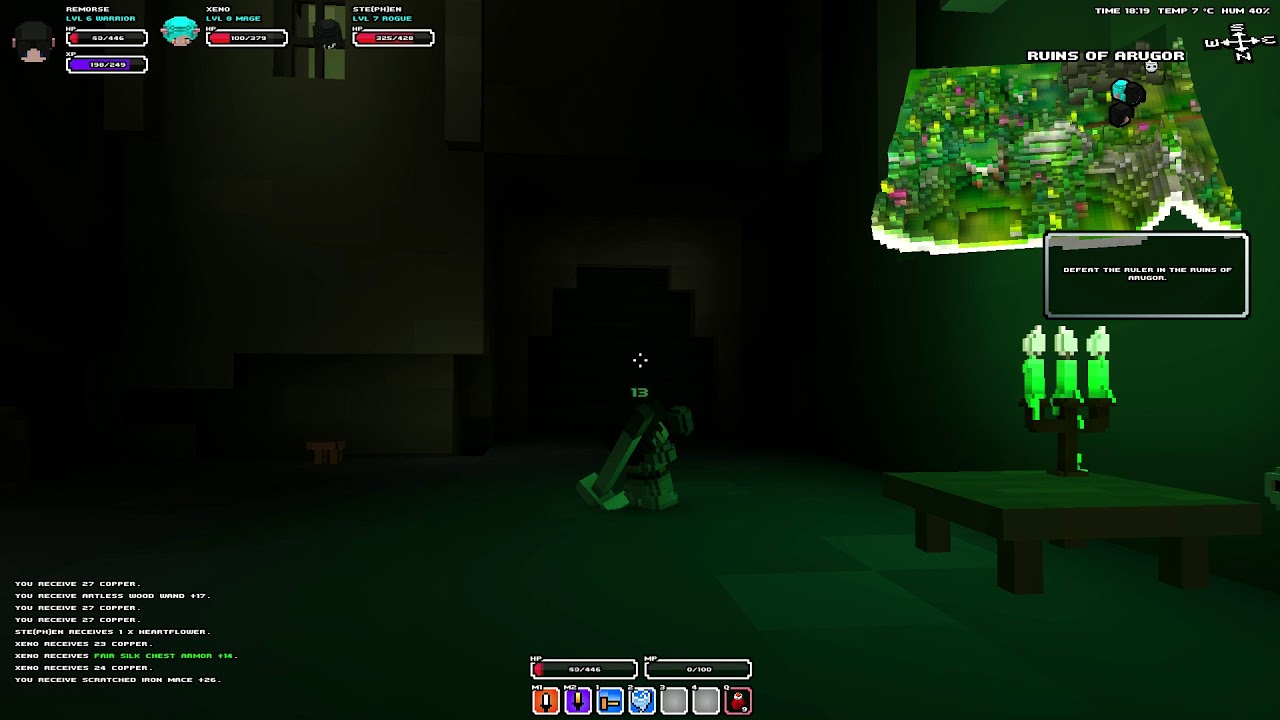 A normal day in cube world