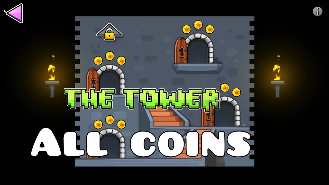 The Tower ALL COINS Completion - Geometry Dash 2.2 - YouTube