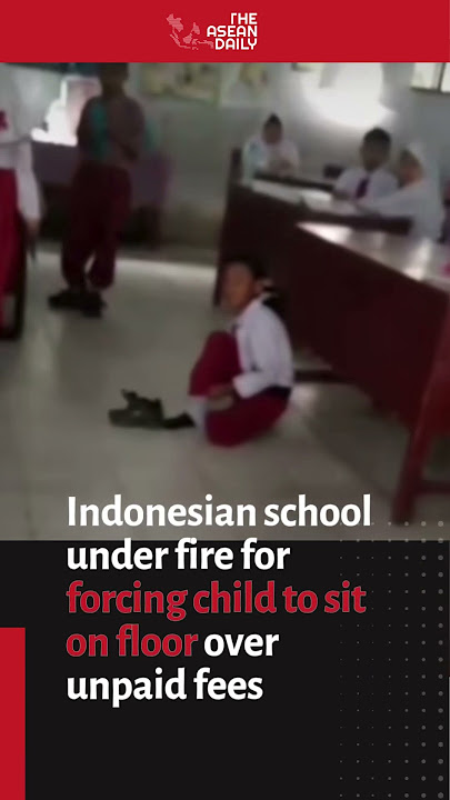 Indonesian School Under Fire for Forcing Child to Sit on Floor Over Unpaid Fees
