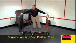Rubbermaid Commercial Products Convertible Platform Trucks