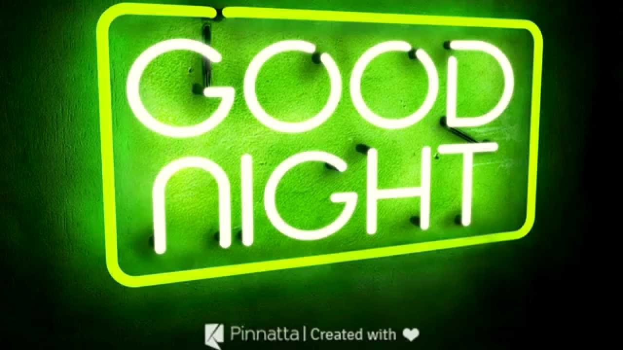 Pinnatta - Good night neon sign - YouTube
