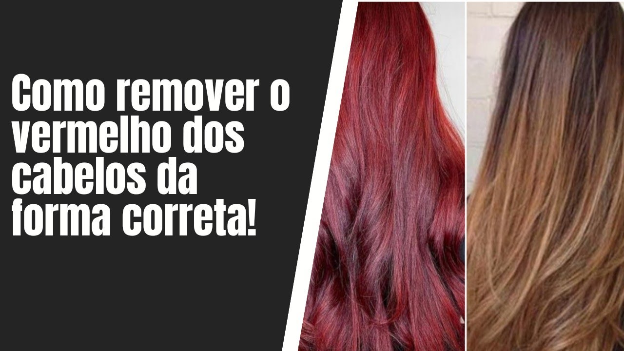 COMO NEUTRALIZAR O VERMELHO DOS CABELOS DA FORMA CORRETA - YouTube