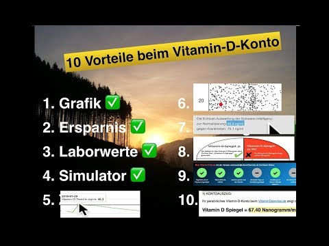 10 Benefits of the Vitamin D Account ( www.VitaminDKonto.de )