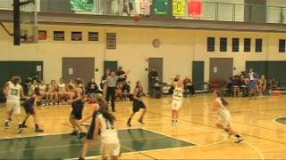 GV: Kate Gillespie to Kelsey Tillman for the 3-Pointer Information