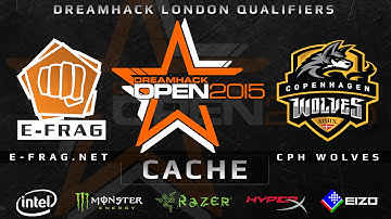 E-FRAG.NET vs. Cph Wolves - Map 1 - Cache (Dreamhack London Qualifiers)