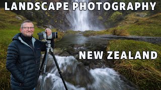 LANDSCAPE PHOTOGRAPHY NEW ZEALAND  Waterfall Vlog