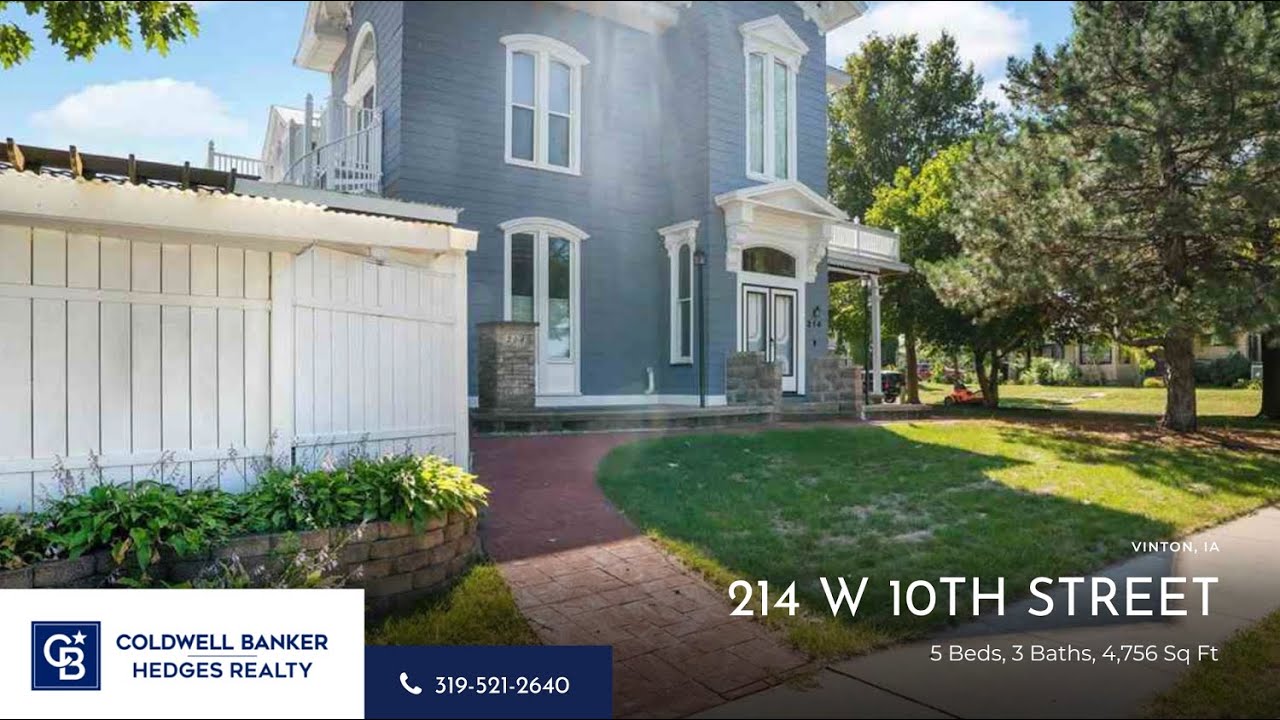 214 W 10TH STREET, VINTON, IA MLS 202304925 Coldwell Banker