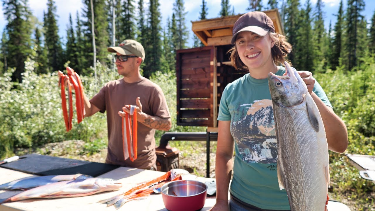 Drying & Smoking Sockeye Salmon | Dip Net Fishing the Copper River