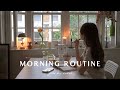 〈Morning Routine🌤️〉5:00AMに起きて朝の4時間を自分のために使う｜読書,ノートの時間,朝から仕事💻