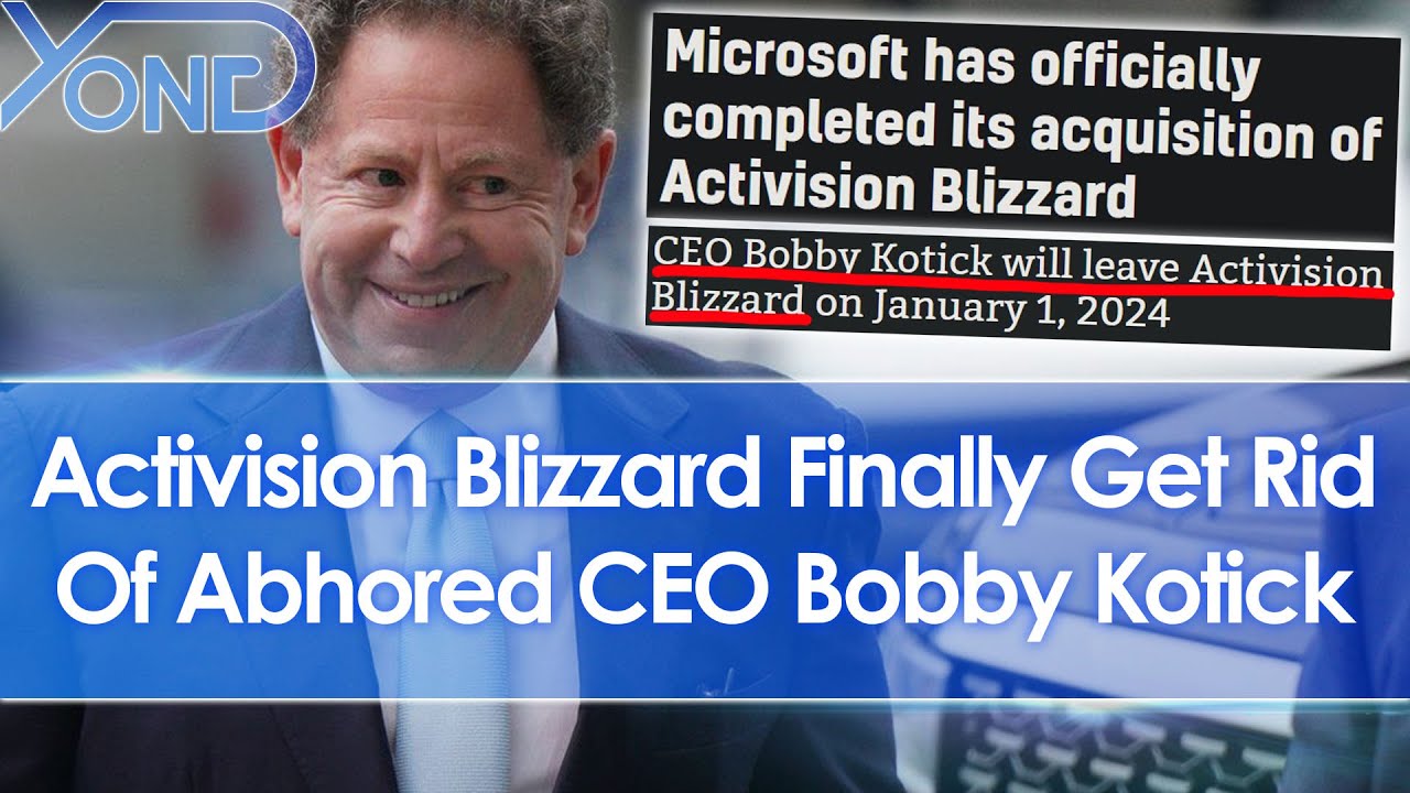 CEO Bobby Kotick Is Leaving As Microsoft/Xbox Acquisition of Activision Blizzard Becomes Official