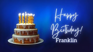 Franklin birthday song-Birthday song for Franklin