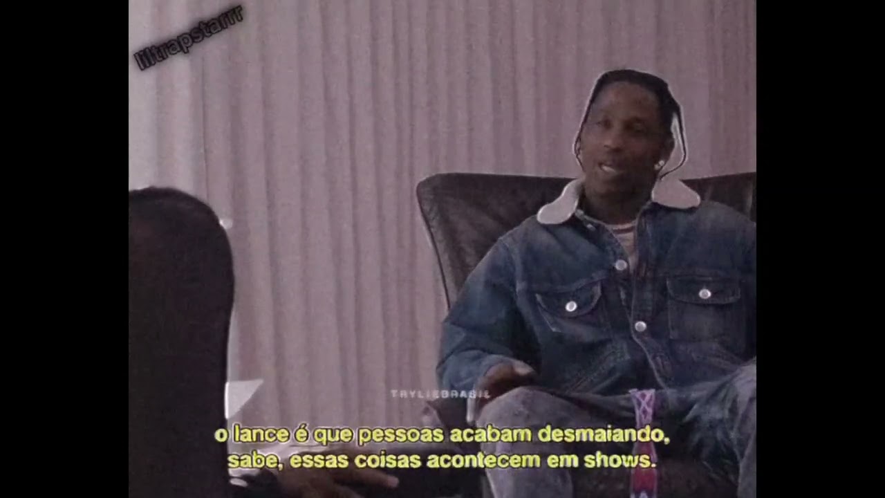 travis scott fala sobre tragédia no seu festival Astroworld(legendado)