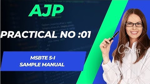 MSBTE| 22517-AJP-|Practical No:01| WAP to demonstrate the use of AWT components| TY Sem5I | If/CO/CM