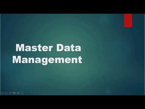 Master Data Management