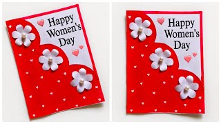 Womens Day Card ideas | Womens Day Greeting Card   Easy | DIY Women's Day Gift Ideas | Paper Craft