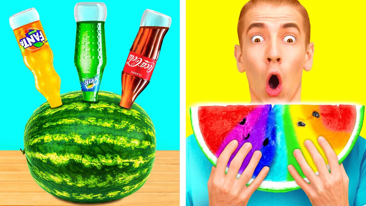 Unbelievably Easy Watermelon Hacks Challenge | Funny Food Challenges
