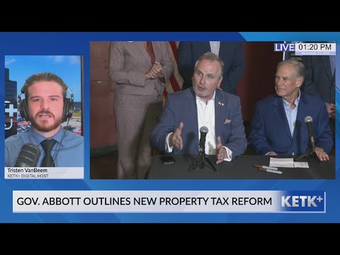 Gov. Abbott to reveal new property tax reform plan