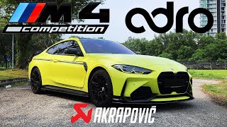 BMW M4 COMPETITION ULTIMATE MAKEOVER | AKRAPOVIC ADRO INC EVENTURI ACTIVE AUTOWERKE