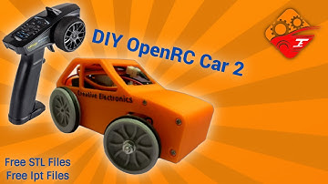 DIY RC Car - OpenRC V2 - Free STL Files - Fully 3D Printed