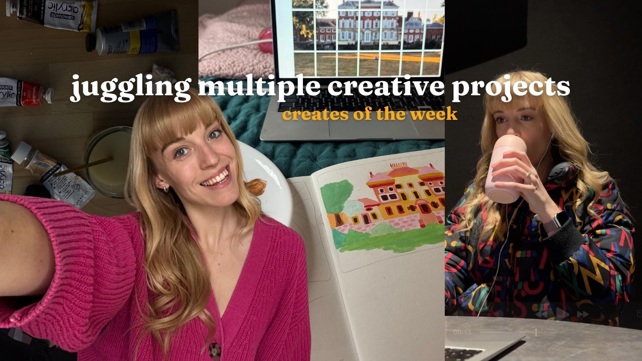 Multiple Creatives what creatives ACTUALLY do all week 🎨🪩 | life as a multi passionate ...