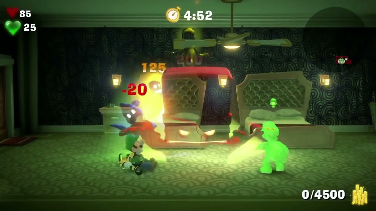 Luigi's Mansion 3 Scarescraper 1P 5F Rare Ghost Floor in 0:57!