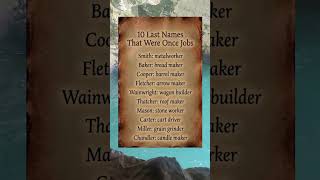 Is your last name an old job?
