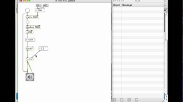 First steps in Max/MSP
