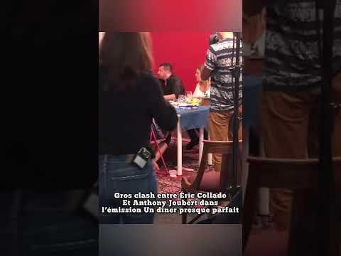 Gros clash entre Éric Collado et Anthony Joubert dans l’émission un dîner presque parfait