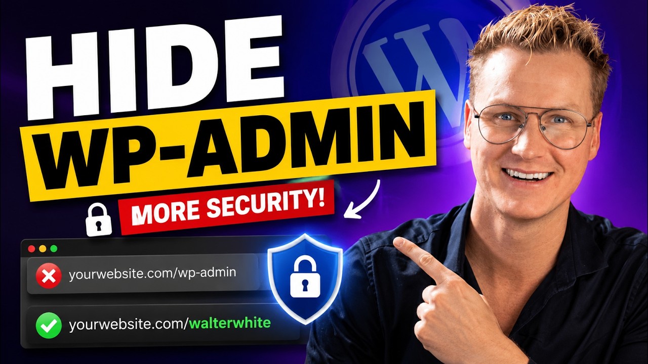 Change WordPress Login URL to Something Hackers Can't Guess - YouTube
