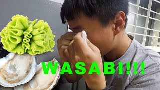 Ăn Con Hàu Sống + Mù Tạt (Eating Oyster Wasabi Sauce) - GoPro5