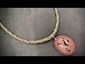 3 Beads Herringbone Twist Necklace - easy way 💎 #beadednecklace #beadingtutorial