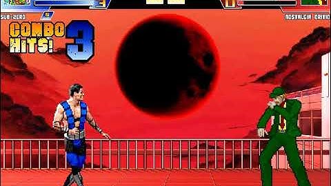 Mugen Random Battles: Sub Zero (Me) Vs Nostalgia Critic