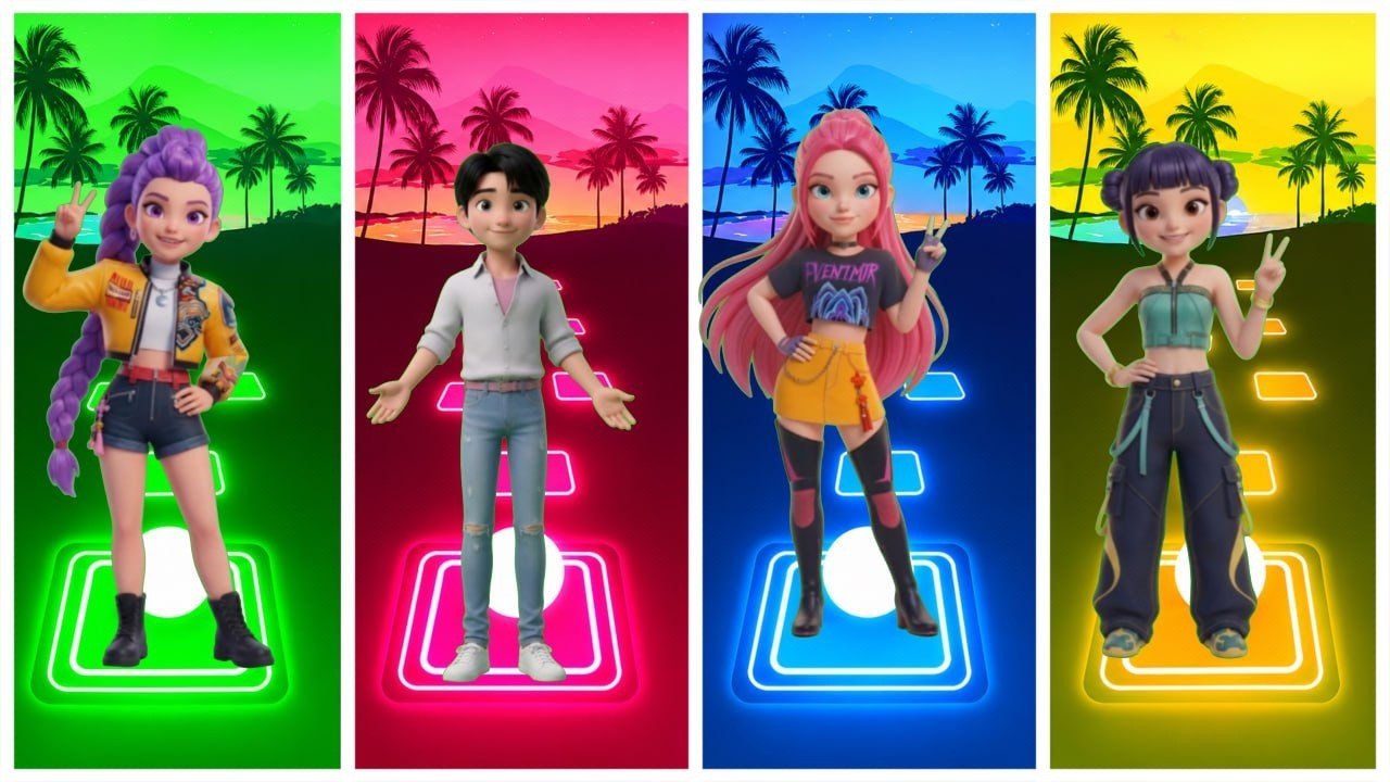 Kpop Demon Huntix & Saja Boys: Rumi 🆚 Jinu 🆚 Mira 🆚 Zoey