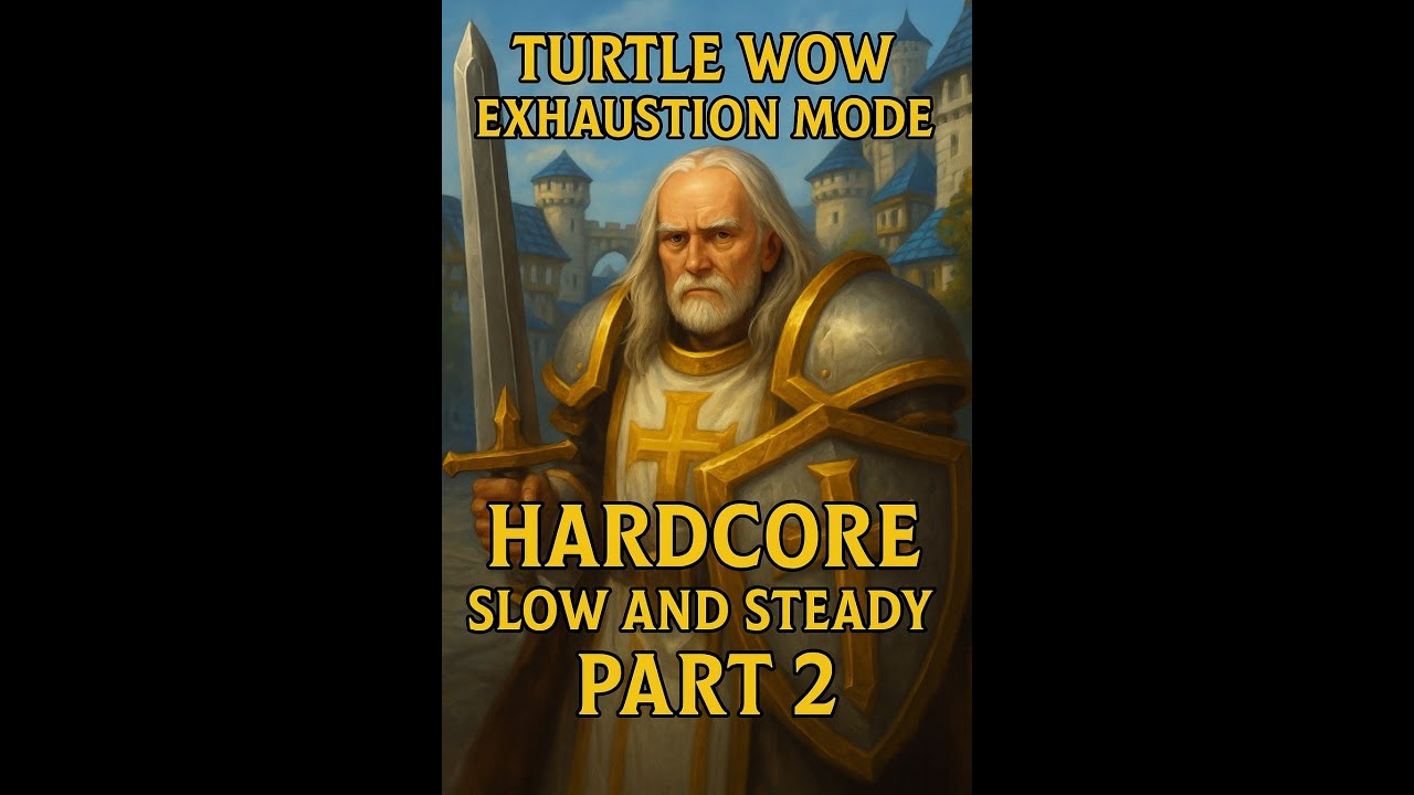 Hardcore Holy Paladin Grind | Turtle WoW Challenges: Slow & Steady + Exhaustion PART2