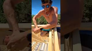 ทำงานอยู่ดีๆ คานไม้หนีบจุดยุทธศาสตร์ซะงั้น #shorts #funny #fails