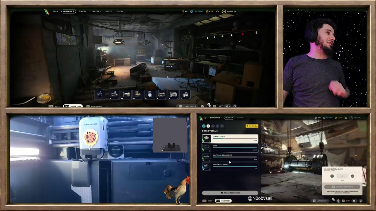 Trippple Benching Attempts | !wow | !merch | !3d | Dabfather's Kronicles: Ep:415 ♥