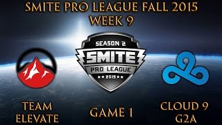 SPL Fall Week 9 - Team Elevate vs. Cloud9 g2a (Game 1)
