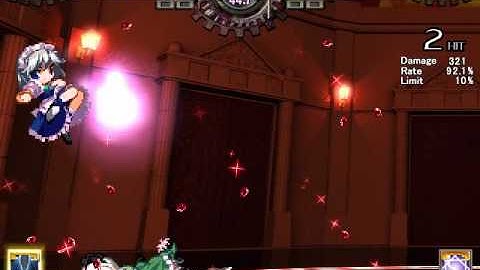 [Touhou 12.3]  Sakuya vs. Youmu (just a Fraps-test)