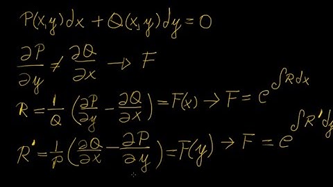 Inexact Differential Equations  | Differential Equations | LetThereBeMath |