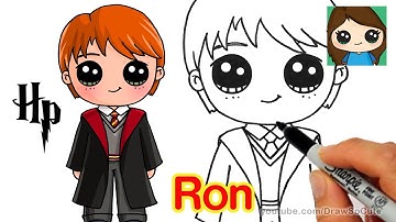 How to Draw Ron Weasley Easy | Harry Potter