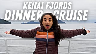 ALASKA Wildlife & Glaciers on a DINNER CRUISE! (Kenai Fjords)